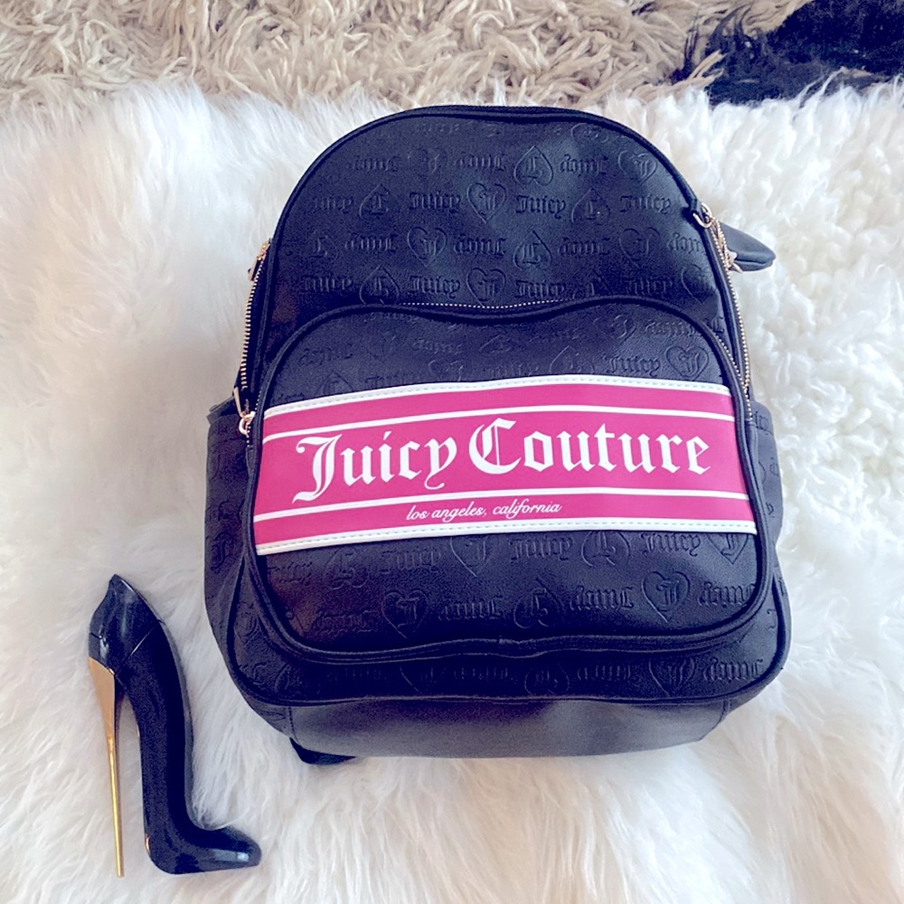Juicy Couture Backpack Black & Pink